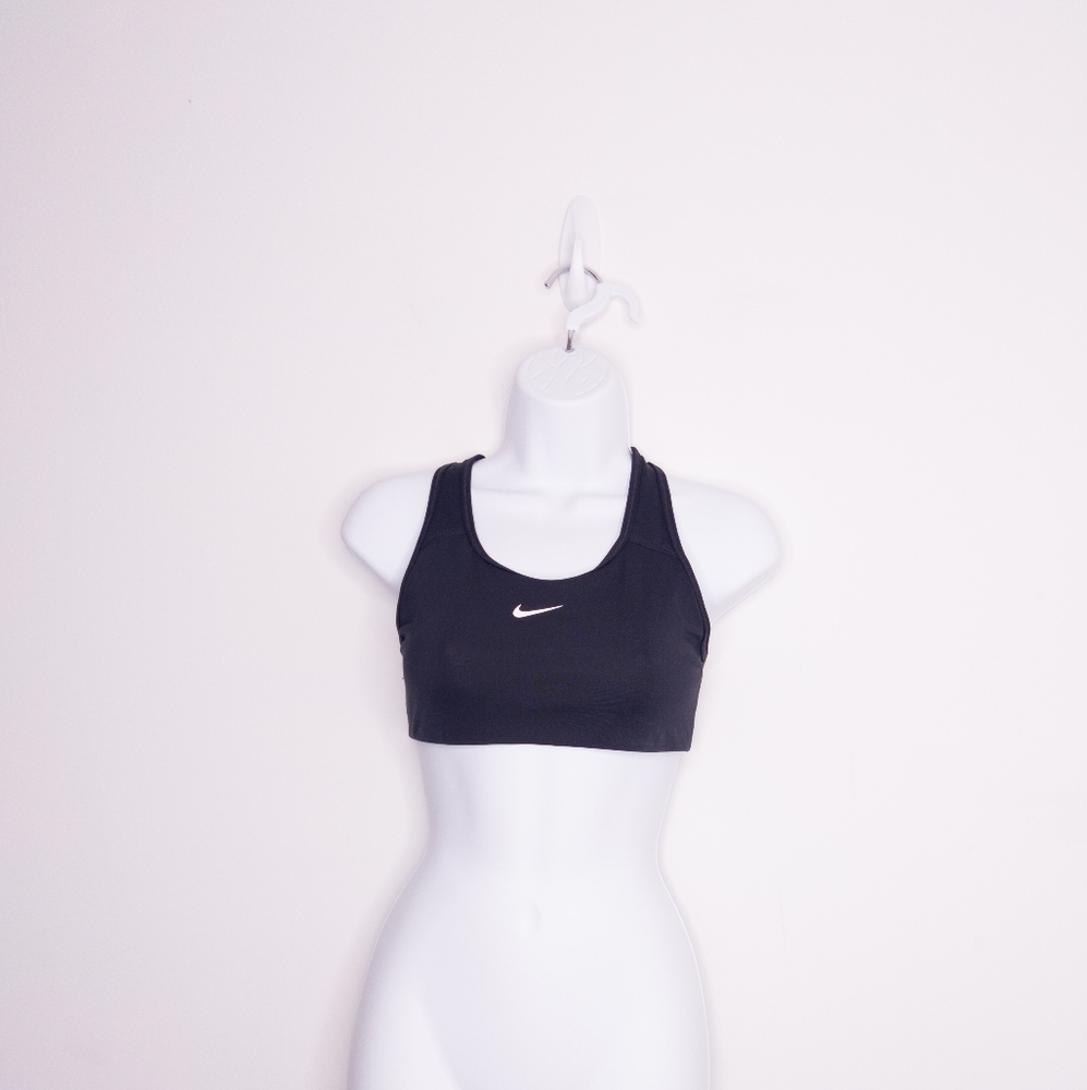 Nike Sports Bra Racer Back Black Size Small Women's Dri-Fit